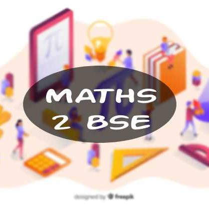 Mathématiques 2 BSE BIOF